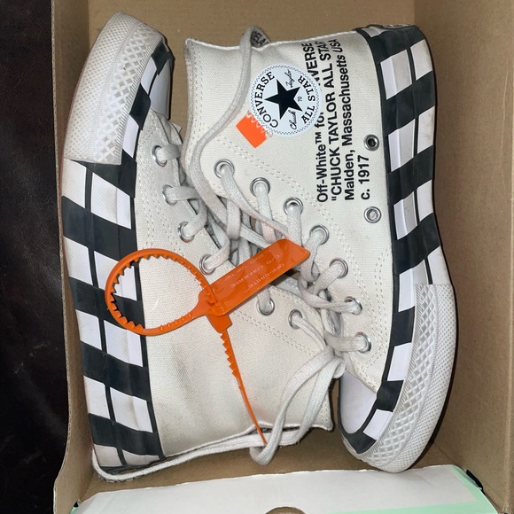 Off-white chuck taylor converse size women’s 5 - Picture 1 of 10